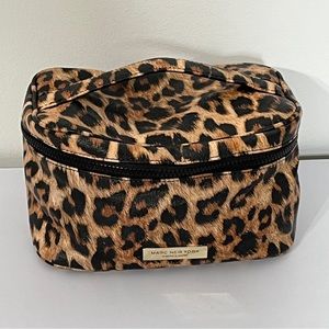 Marc New York Andrew Marc Leopard Cosmetic Toiletry Bag